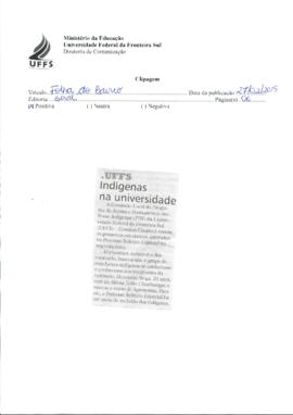 Indígenas na Universidade