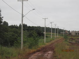 Instalação da rede elétrica - Campus Laranjeiras do Sul