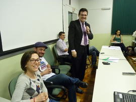 Recepção aos calouros do segundo semestre