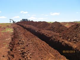 Terraplenagem, drenagem pluvial e sub-base vias internas – Campus Cerro Largo