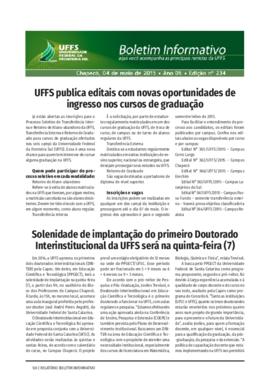 Boletim Informativo 234