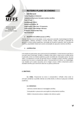 Iniciação à Prática Científica