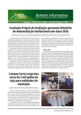 Boletim Informativo 292