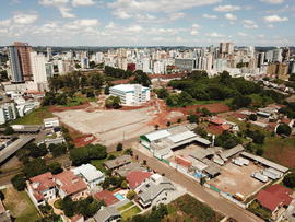 Vista aérea do Campus Passo Fundo