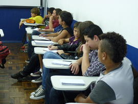 Oficina de matemática com alunos do ensino fundamental