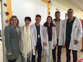 Palestra do Curso de Medicina na Escola Irene Stonoga